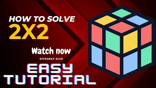 Learn how to solve 2X2 rubiks cube in 5 minutes with SpeedXCuber