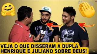 VEJAM O QUE DISSERAM HENRIQUE E JULIANO SOBRE DEUS!  ENTREVISTA AO JOSÉ NILDO DO CANAL JNTV.