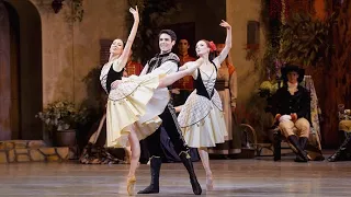 Viktoria Tereshkina, Timur Askerov and Elena Yevseeva performing Paquita in @mariinsky theatre