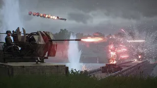 Squad 44 - Sd.Kfz. 7/FlaK 38 20mm Bridge Defense [GER Comms/ENG Subs]