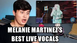 Vocal Coach Reaction to Melanie Martinez Best Live Vocals