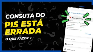 PIS não HABILITADO no app carteira digital de trabalho 2024 : COMO resolver Rápido ?