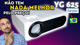 O MELHOR até 1000 reais! Projetor YG625 Everycom Review