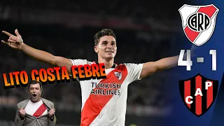 📻 RIVER 4-1 PATRONATO Relato Lito Costa Febre