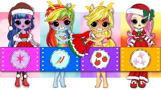 Merry Christmas | Who Will Get the NEW FASHION? | DIYs Paper Doll & Craft