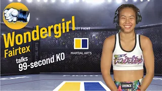 Wondergirl Fairtex reacts to 99-second KO on ONE Championship debut | SCMP MMA