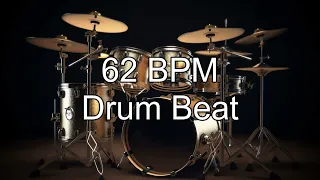 62 BPM Funky Groove Drum Beat for Jamming & Practice