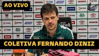 COLETIVA FERNANDO DINIZ TRANSMISSÃO AO VIVO DIRETO DO MARACANÃ - FLUMINENSE X CRUZEIRO - BRASILEIRÃO