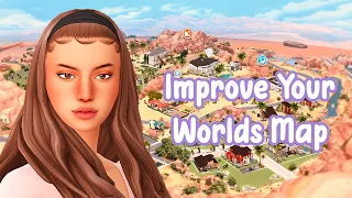 you NEED this map replacement to improve your worlds //The Sims 4: Mods