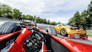 Michael Schumacher Ferrari F2004 Vs Everyone At Nurburgring | Assetto Corsa Ultra Graphics