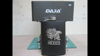 DAJA DJ6 Grabado Laser En Licorera De Acero Inoxidable / #daja #dajadj6 #grabadolaser