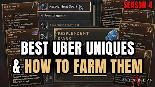 Best Uber Uniques & how to farm them in Season 4 Diablo 4