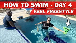 Day 4 Final - Adult Beginner Swimming Lessons | How To Swim in 4 Days