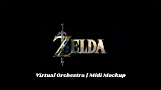 Legend of Zelda Thematic Overture | Orchestral MIDI Mockup | Screencast Scene Music Video