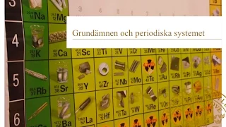 1 Grundämnen och periodiska systemet