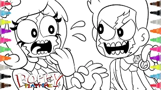 NEW COLORING PAGE POPPY PLAYTIME 3 / MISS DELIGHT get MARRIED?! Poppy Playtime Chapter 3 Animation