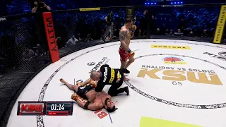 Roberto Soldić znokautował Mameda Khalidova i został podwójnym mistrzem KSW! | KSW 65