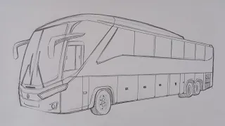 Kolay Otobüs Nasıl Çizilir - How to Draw a Bus Easy Step by Step