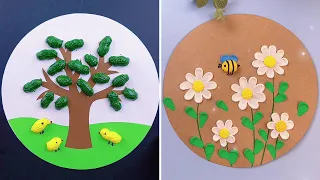 10+ Easy Creative Craft Ideas for Kids to Do at Home | Fun Crafts that you can make DIY