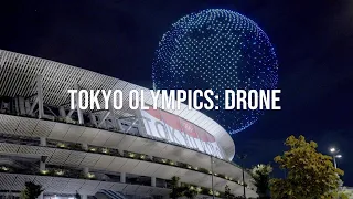 【4K】Drone Display - Tokyo Olympics Opening Ceremony (July 23rd 2021)