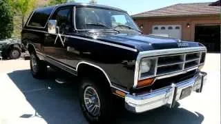 1987 Dodge Ram Charger 4x4 CLEAN Blazer Bronco Ramcharger SUV Youngtimer 1986 build