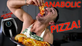 LOW Calorie HIGH Protein Anabolic Pizza Recipe! *In Air fryer and Oven*