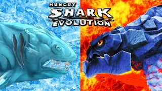 Hungry Shark Evolution - Pyro vs Enemy Ice Shark