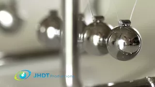 Newtons cradle stock footage