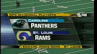 2003 NFC Playoffs Panthers vs Rams Fox intro