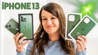 Unboxing the iPhone 13's again but now in GREEN 💚