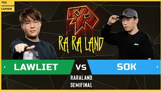 WC3 - RARALAND - Semifinal: [NE] LawLiet vs Sok [HU]