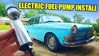🔧🚗Electric Fuel Pump Install - VW Type 3 💥🔥