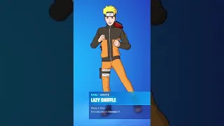 LAZY SHUFFLE - NARUTO SKIN Showcase with All my Fortnite Dances & Emotes! (Fortnite x Naruto)