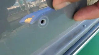 Fixing the button snaps on a fiberglass boat