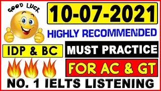 🔥 NEW IELTS LISTENING PRACTICE TEST 2021 WITH ANSWERS | 10.07.2021