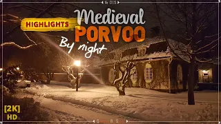 Old Town Porvoo (Borgå) on a Winter Night, Finland [🔥 Highlights]