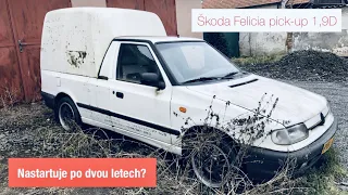 Škoda Felicia Pick-up 1,9D | 1# | Nastartuje po dvou letech?