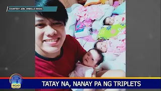 Ama ng triplets na namatayan ng asawa, nananawagan para sa breastmilk ng mga anak