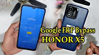 Google FRP Bypass HONOR X5 FRP Bypass Google  Account.  100M% 2023