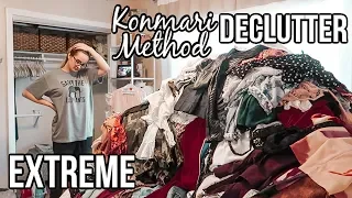 EXTREME KONMARI DECLUTTER | MARIE KONDO METHOD