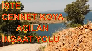 Bodrum Cennet Koyu betonlaşıyor.