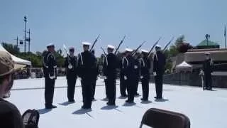 United States Coast Guard Silent Drill Team - National D-Day Memorial 2015