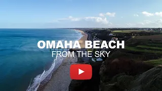 Incredible drone footage shows Normandy D-Day OMAHA Beach!