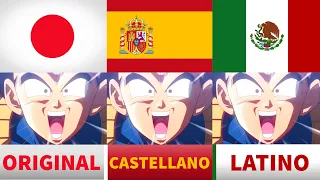 DRAGON BALL SUPER | COMPARACION | ¡BINGO! | JAPONES VS CASTELLANO VS LATINO