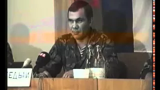 Пресс-конференция А.И. Лебедя в Тирасполе 1992г