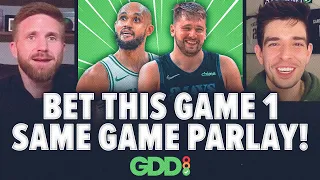 BEST Dallas Mavericks vs Boston Celtics Game 1 Same Game Parlay! NBA Finals Picks | Green Dot Daily