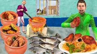 मटका मछली पकाना Matka Fish Cooking Comedy Video Hindi Kahaniya New Funny Comedy Video