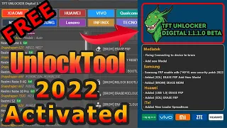 Free TFT Unlocker Digital 1.3 Beta Update 2022 | Pattern/FRP Bypass UnlockTool 2022