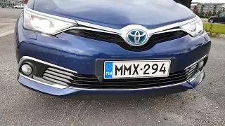 Новая Toyota Auris Hybrid на полном фарше!