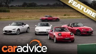 Mazda MX-5 Generations: NA to ND driven: A CarAdvice Feature